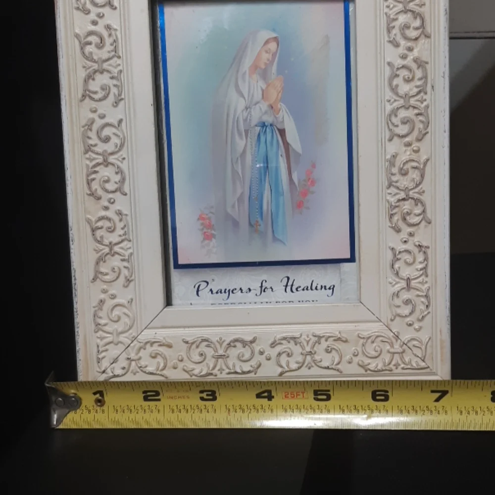 Prayers for Healing Framed Image in Old Frame Religion religious Spiritual Bless